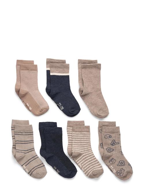Minymo | Socks W.pattern (7-Pack ) | 19\22