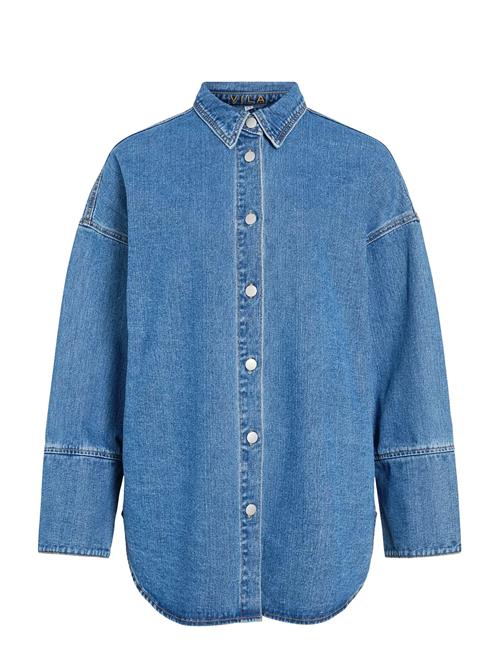 Vila | Vimalou L/S Detailed Denim Shirt | 40
