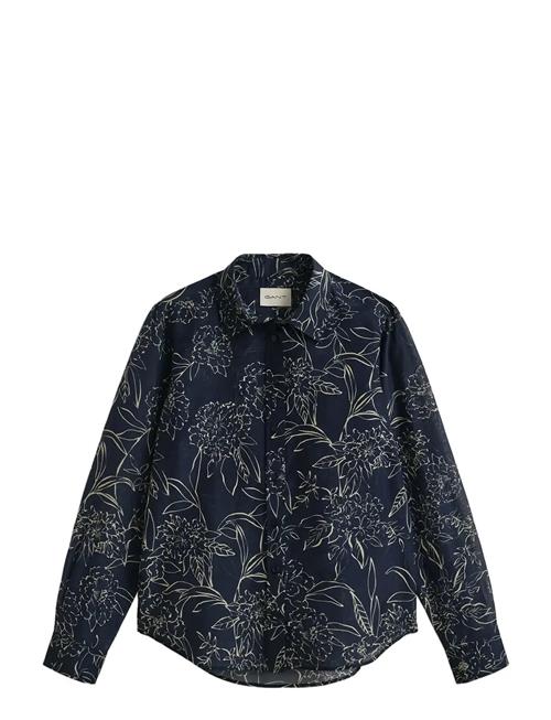 GANT | Reg Floral Print Ctn Silk Ls Shirt | 38