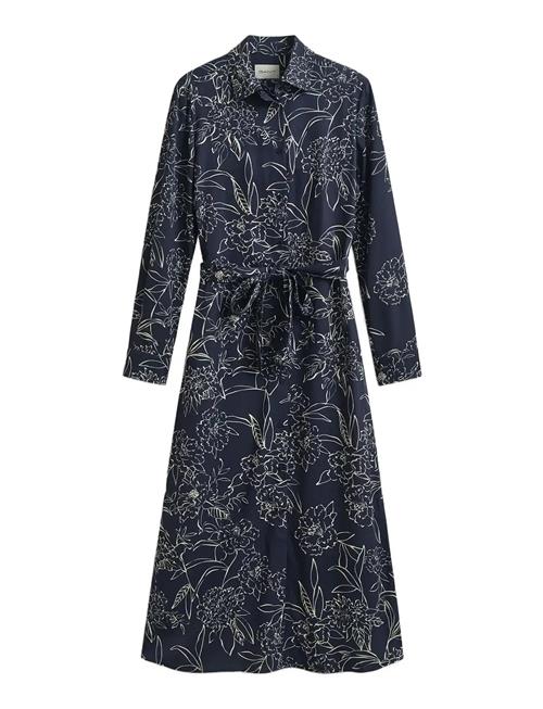 GANT | Floral Print Ls Shirt Dress | 36