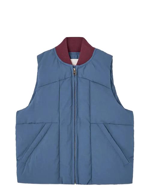 THE ANIMALS OBSERVATORY | Lobster Kid Puffer Vest Blue-Grey | 10 Y