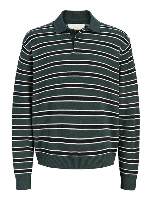 Jack & Jones | Jorargos Knit Stripe Polo Styd Aw25 | XL