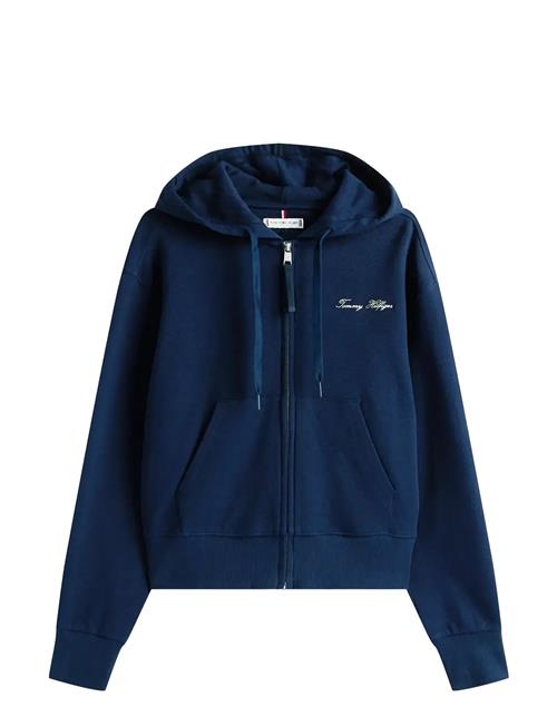Tommy Hilfiger | Script Reg Pique Zip-Up Hoodie | XXS