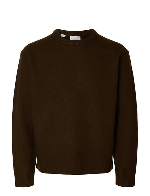 Selected | Slharne Ls Knit Relaxed Wool Crew Neck | S