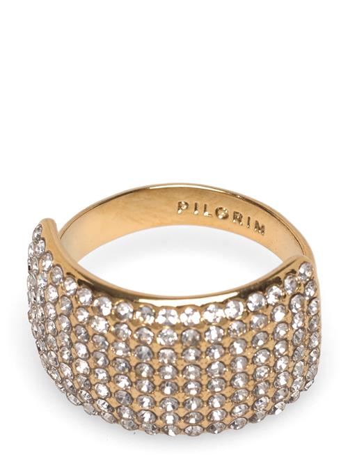 Pilgrim | Aspen Crystal Ring Gold-Plated | ONE SIZE