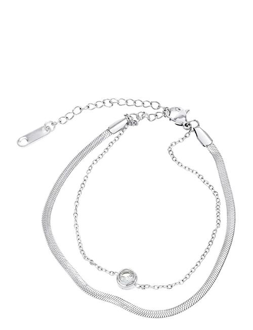 Timi of Sweden | Solvej - Duo Chain Bracelet Stainless Steel | ONE SIZE 17 cm