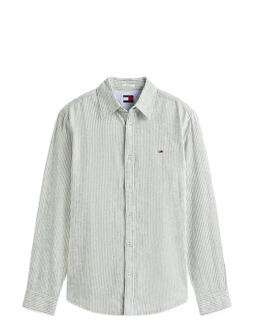 Tommy Jeans | Tjm Reg Linen Mx Strp Shirt Ext | XXL