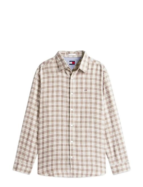 Tommy Jeans | Tjm Rlx Linen Blend Check Shirt | L
