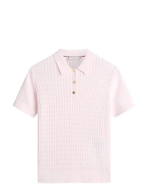 Tommy Hilfiger | Co Cable Fine Gg Polo S/S Swt | XS