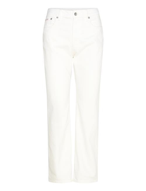 Calvin Klein Jeans | High Rise Straight Chalk White | RG/30