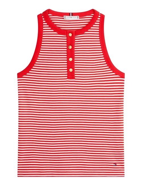 Tommy Hilfiger | Gold Button Henley Top | S