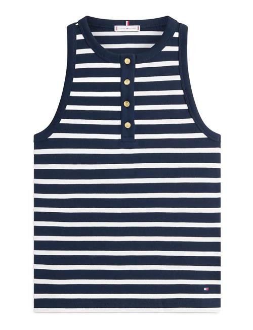 Tommy Hilfiger | Gold Button Henley Top | XL