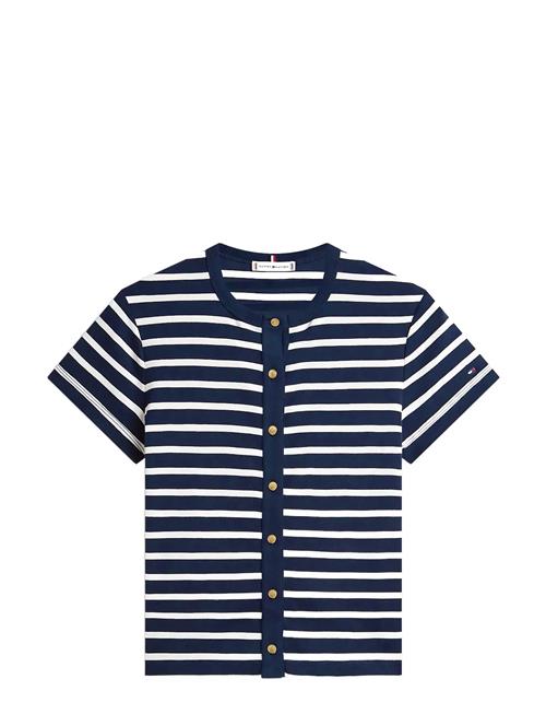Tommy Hilfiger | Gold Button Slim Ss Tee | XXS