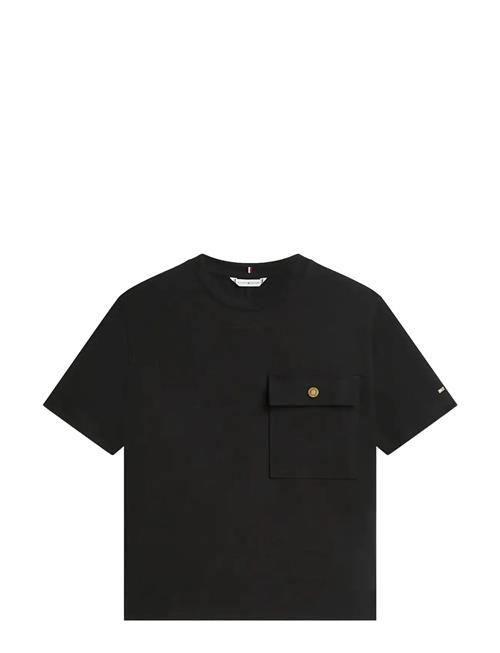 Tommy Hilfiger | Gold Button Long Ss Tee | XS