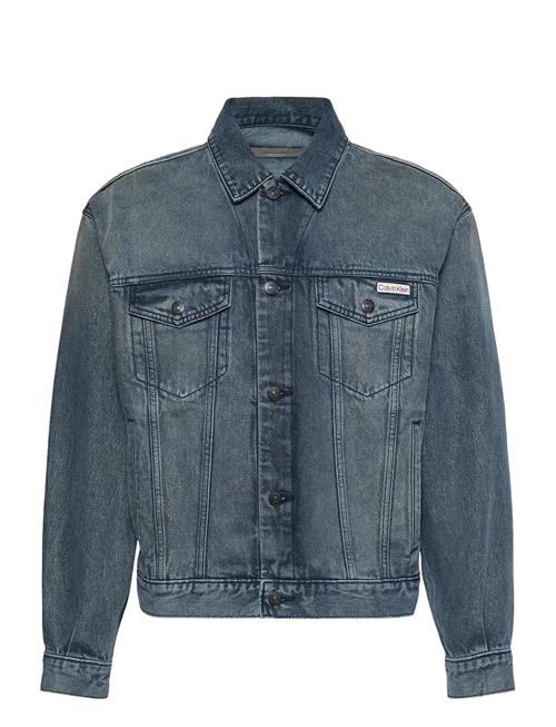 Calvin Klein Jeans | 90S Blue Ash Stone Trucker | XS