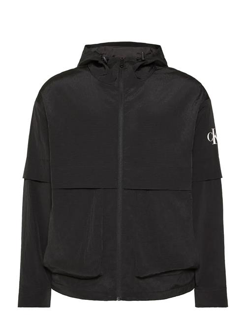 Calvin Klein Jeans | Ls Ripstop Hooded Flange Windbre | XS
