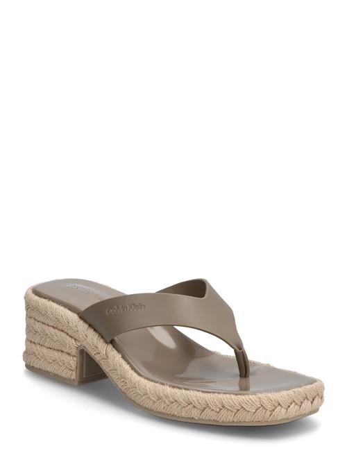 Calvin Klein | Block Heel Espa 50 Thong Lth | 39