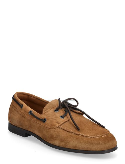 Tommy Hilfiger | Flexible Slim Suede Boat Shoe | 40