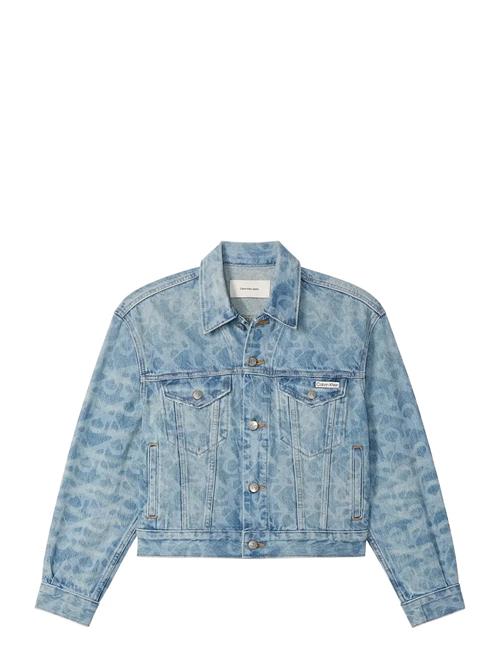 Calvin Klein Jeans | Aop 90S Trucker Jacket Lt Playbi | L