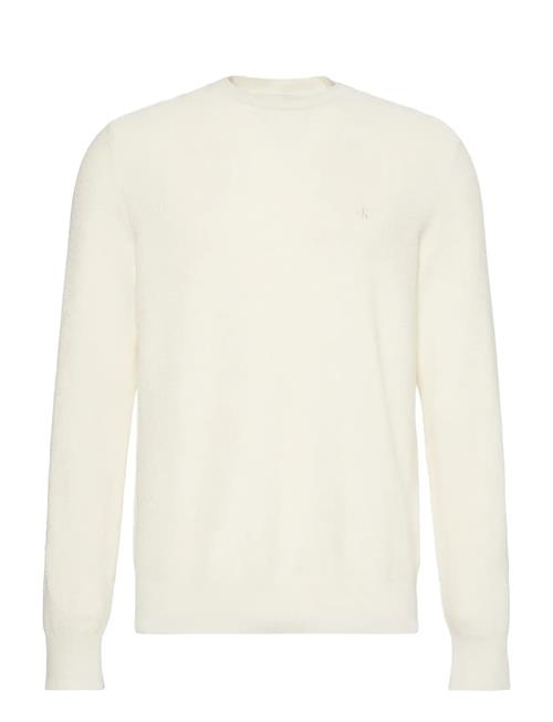 Calvin Klein | Ls Textured Cotton Crewnk Sweate | XL