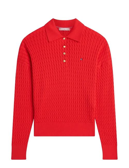 Tommy Hilfiger | Co Cable Fine Gg Rlxd Polo Swt | M