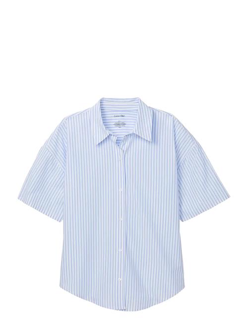 Calvin Klein | Relaxed Poplin Ss Shirt | L
