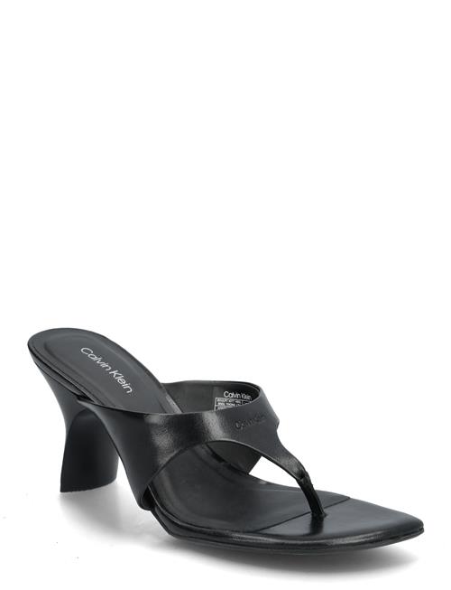 Calvin Klein | Sculpt Kitt Heel Sndl Thong Lth | 39