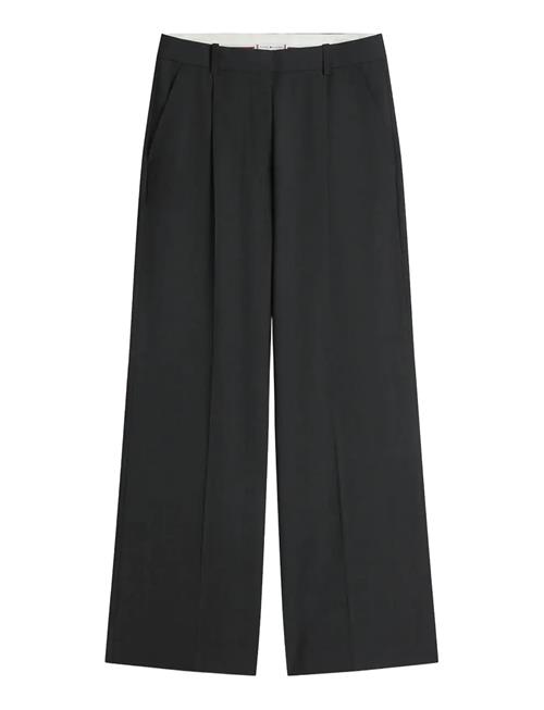 Tommy Hilfiger | Wool Blend Check Hw Wideleg Pant | 40