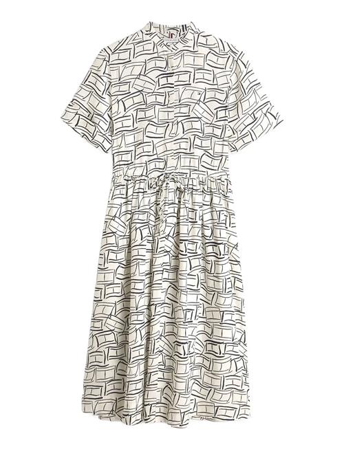 Tommy Hilfiger | Ess Linen Midi Ss Shirt Dress | XS
