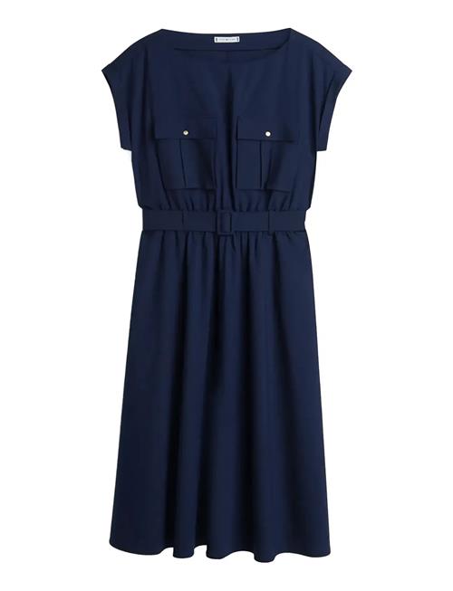 Tommy Hilfiger | Wool Blend Belted Dress | 44