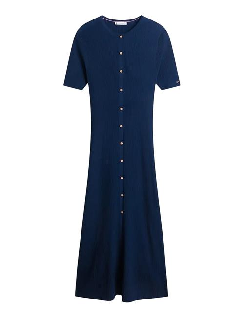 Tommy Hilfiger | Rayon Rib F&F Midi Dress | R/L