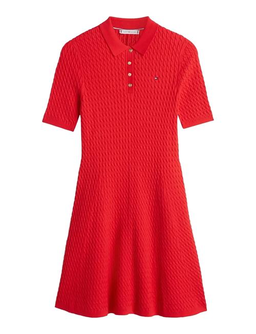 Tommy Hilfiger | Co Cable Fine Gg S/S Polo Dress | M