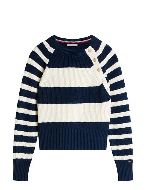 Tommy Hilfiger | Gold Btn Utility Ls C-Nk Swt | XS