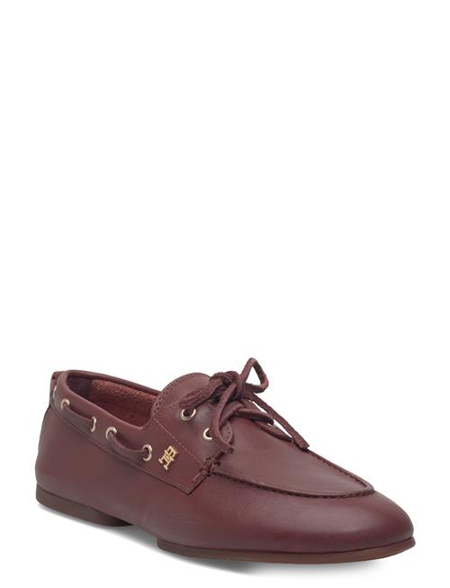 Tommy Hilfiger | Th Sleek Leather Boat Shoe | 38