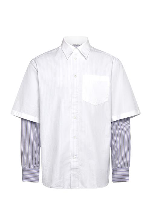 WOOD WOOD | Wwdom Db Sleeve Stripe Shirt | M