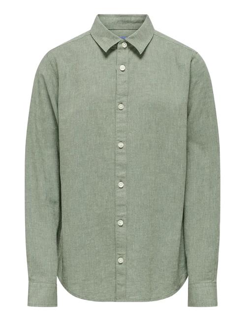 ONLY & SONS | Osjcaiden Life Ls Linen Shirt Wn Noos | 128