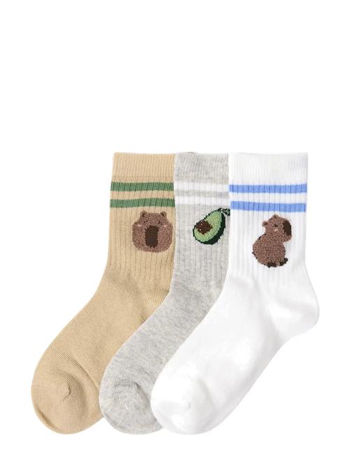 Lindex | Sock 3 P Capybara | 25/27
