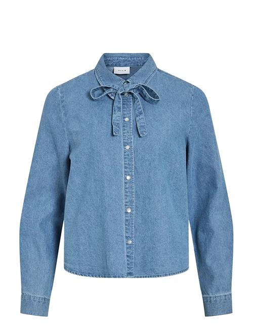 Vila | Viconga L/S Bow Denim Shirt | 44