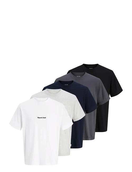 Jack & Jones | Jornorrebro Emb Tee Ss Cn 5Pk Mp | L