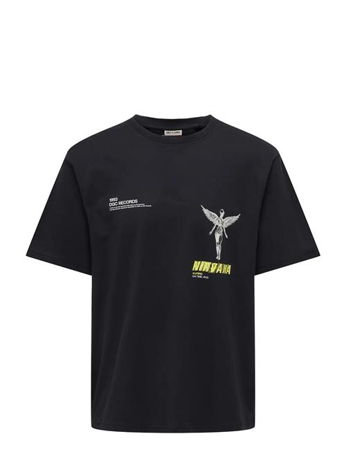 ONLY & SONS | Onsnirvana Life Rlx Ss Lic Tee | S