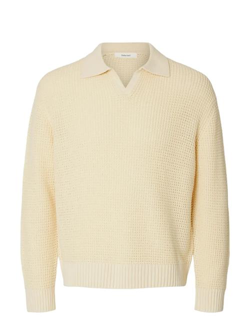 Selected | Slhdereck Light Knit Relaxed Open Polo | XXL