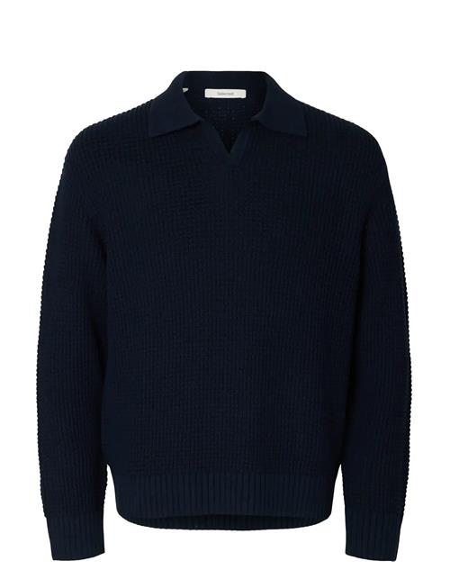 Selected | Slhdereck Light Knit Relaxed Open Polo | L