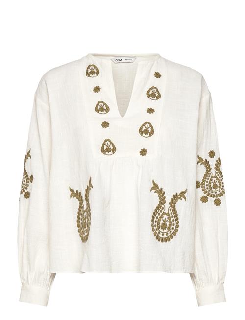 ONLY | Onlmoon L/S Emb Top Wvn Noos | L