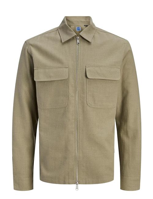 Jack & Jones | Jprblurayle Linen Blend Zip Ls Shirt Smu | M