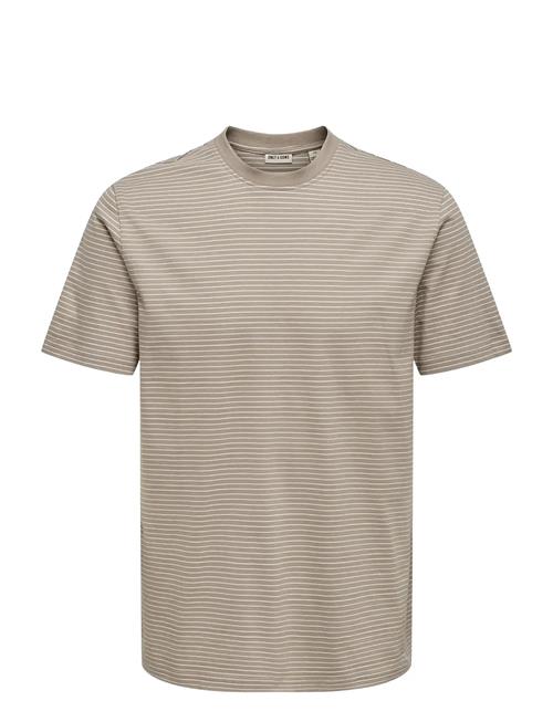 ONLY & SONS | Onsfred Life Rlx Ss Stripe Tee Noos | L