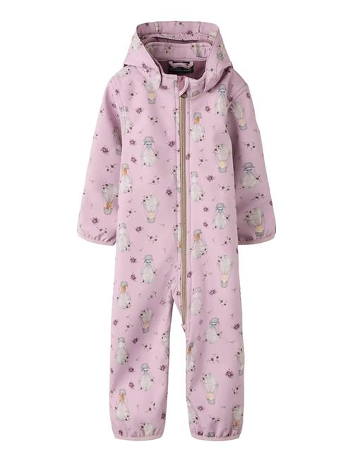 name it | Nbfalfa08 Softshell Suit Aop Fo | 50-56