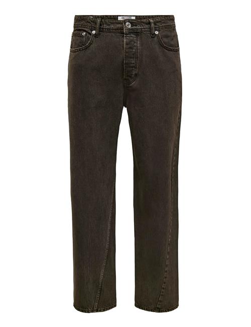 ONLY & SONS | Onsfade Loose Twist Brown 3325 Tai Dnm | 33 x 34