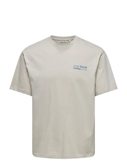 ONLY & SONS | Onsfred Coffee Club Rlx Ss Tee | M