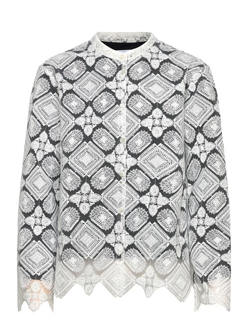 Naja Lauf | Elinor Shirt White Embroidery | 40