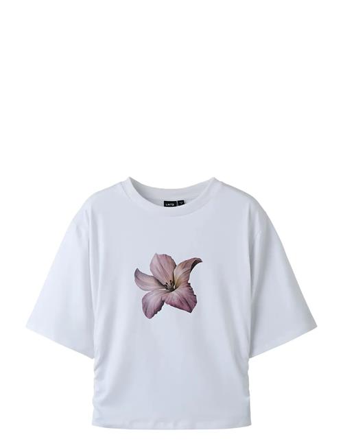 LMTD | Nlfrebecflo Ss Rouched Short Top | 122-128